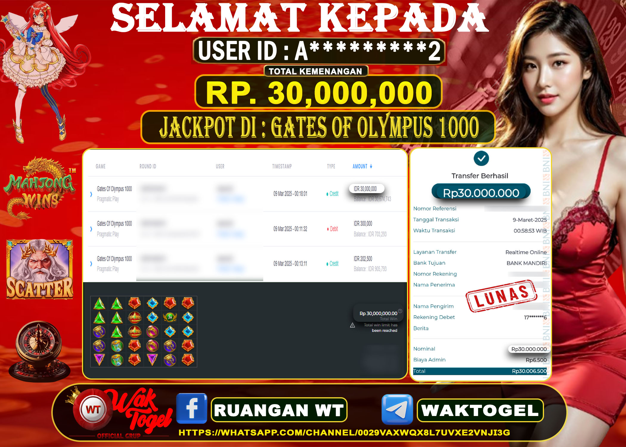 BUKTI PEMBAYARAN SLOT WAKTOGEL
