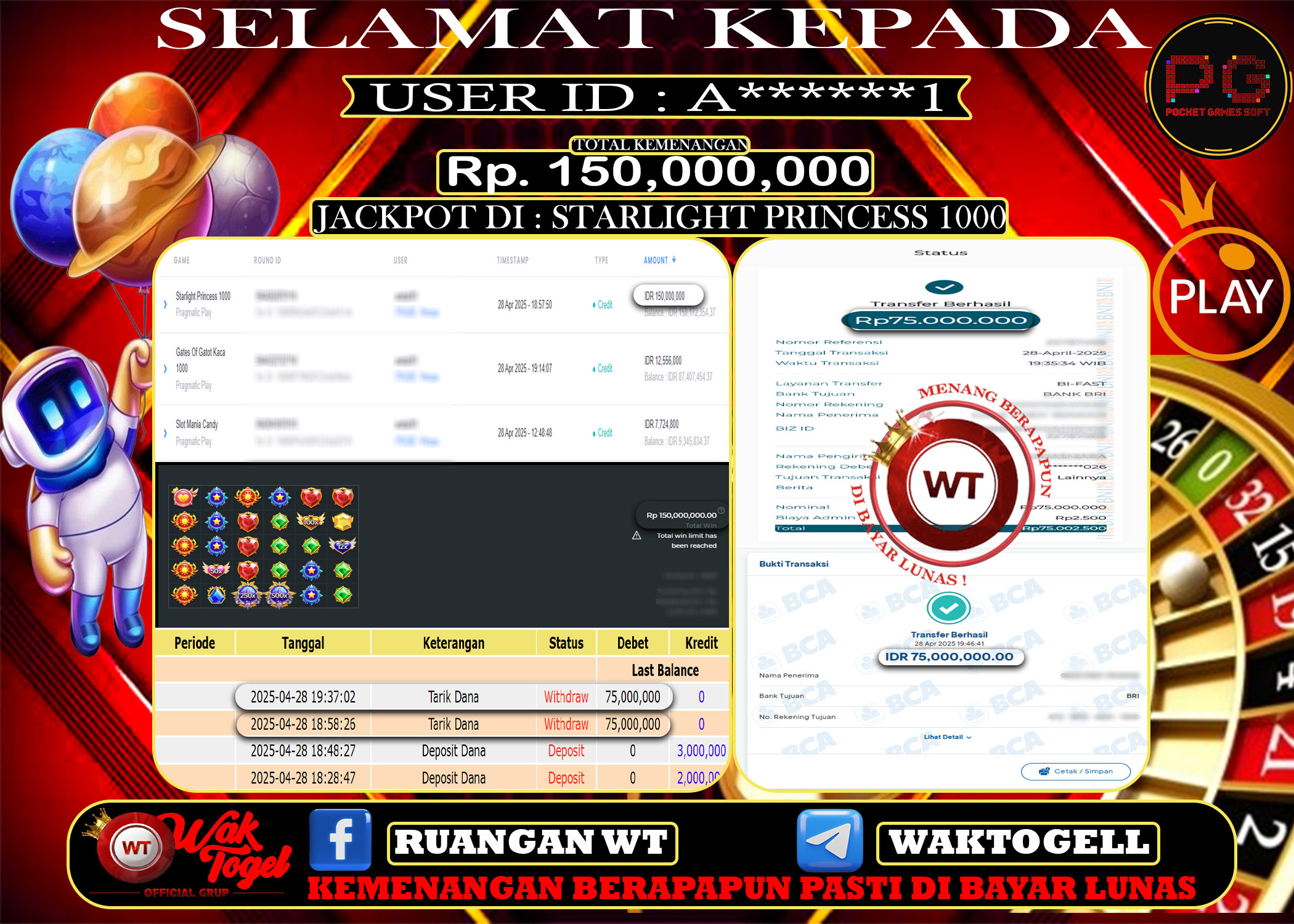 BUKTI PEMBAYARAN SLOT WAKTOGEL