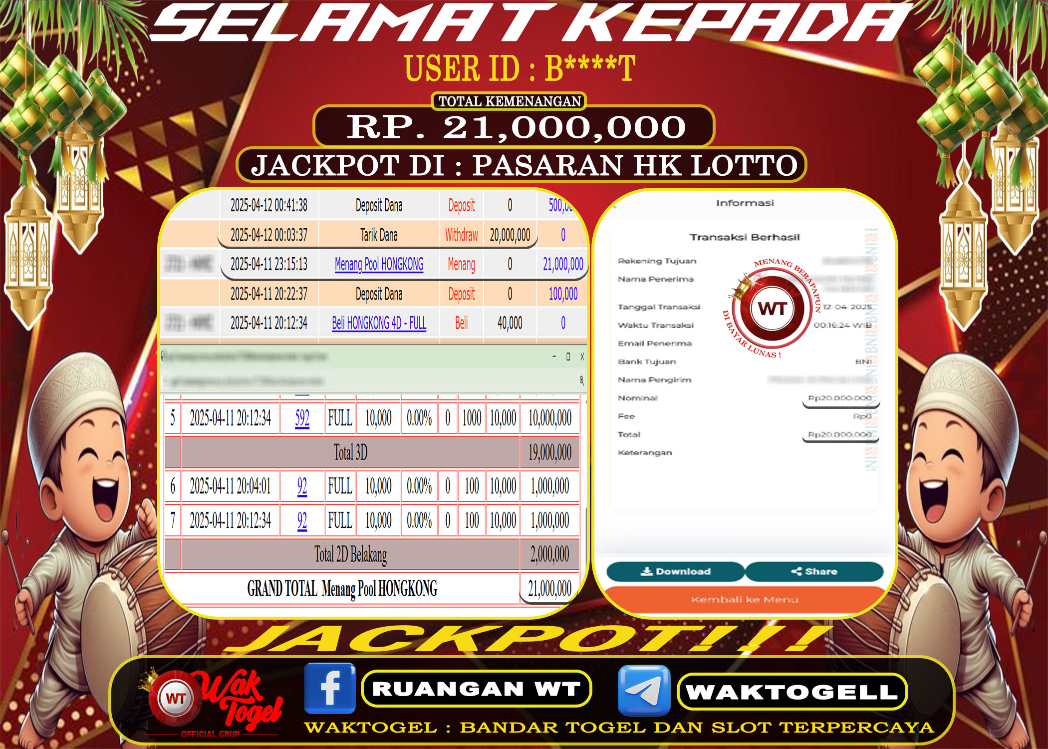 BUKTI PEMBAYARAN HONGKONG LOTTO WAKTOGEL