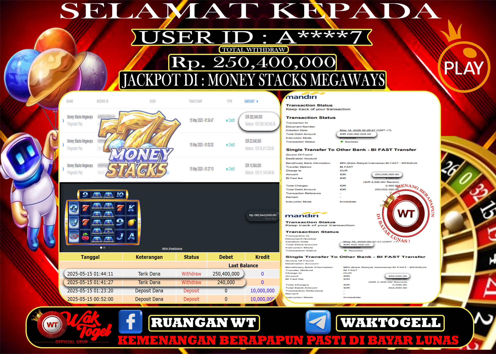 BUKTI PEMBAYARAN SLOT WAKTOGEL