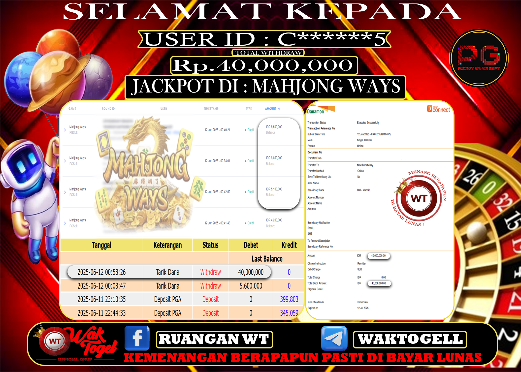BUKTI PEMBAYARAN SLOT WAKTOGEL