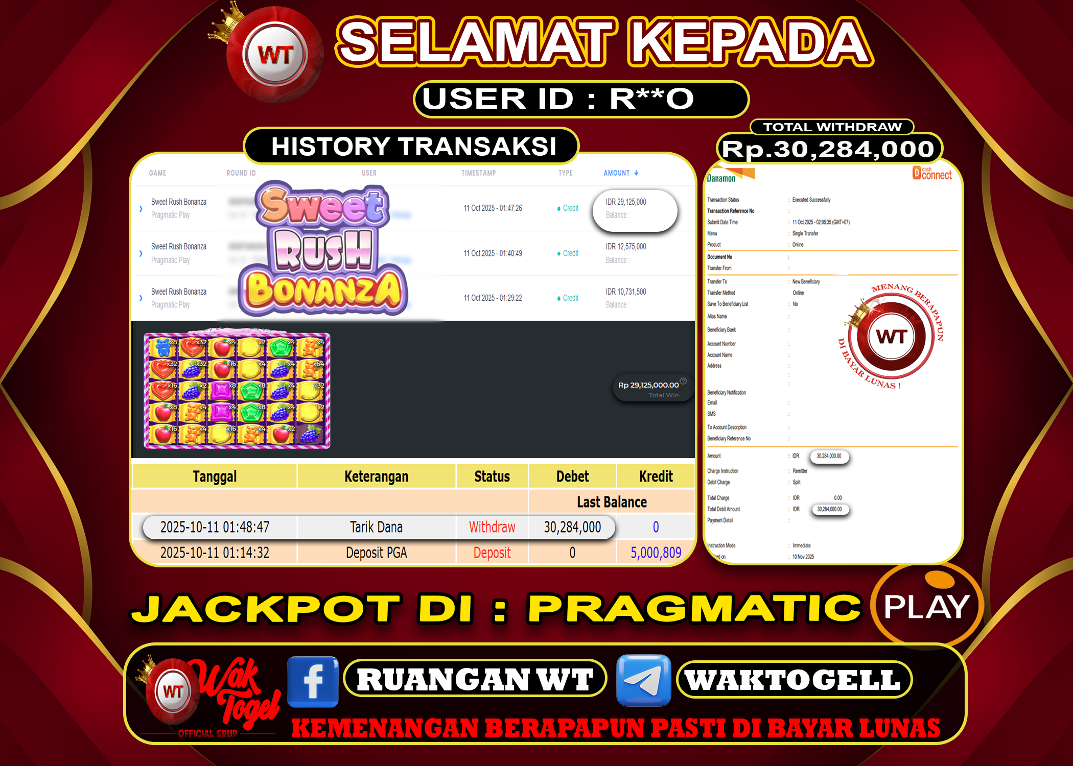 BUKTI PEMBAYARAN SLOT WAKTOGEL