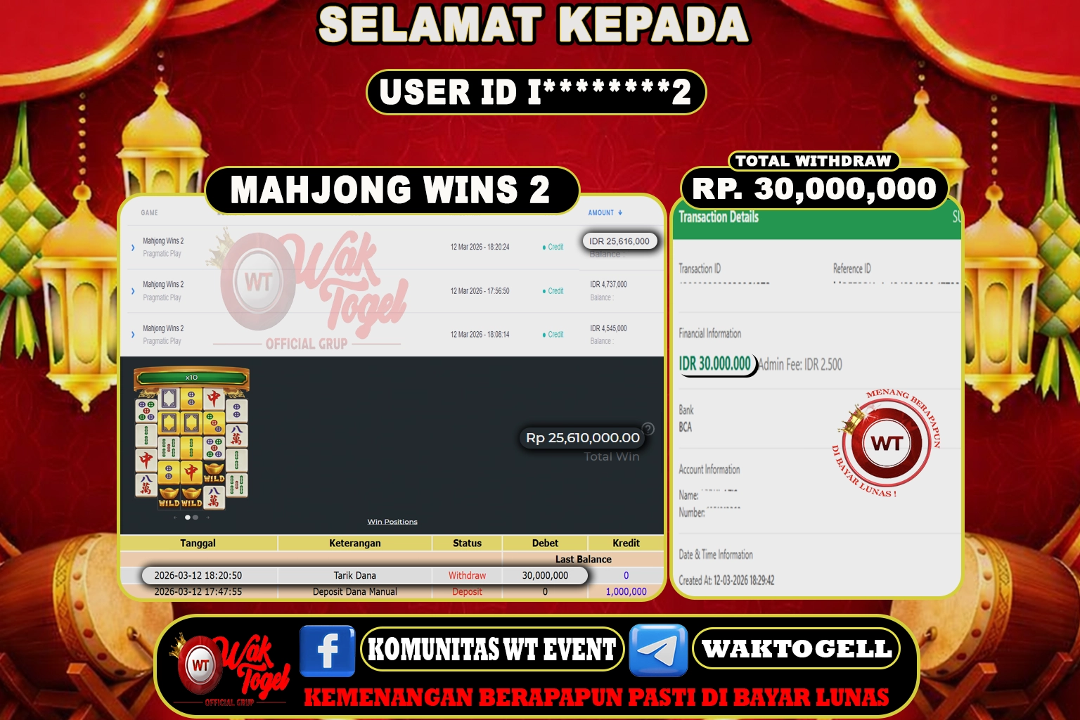BUKTI PEMBAYARAN SLOT WAKTOGEL